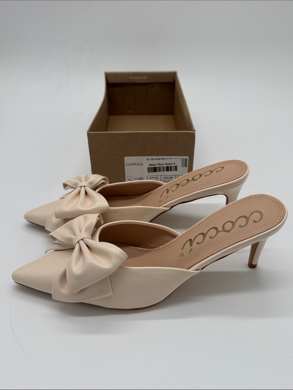 Ccocci - Women's Carol Big Bow Kitten Heel